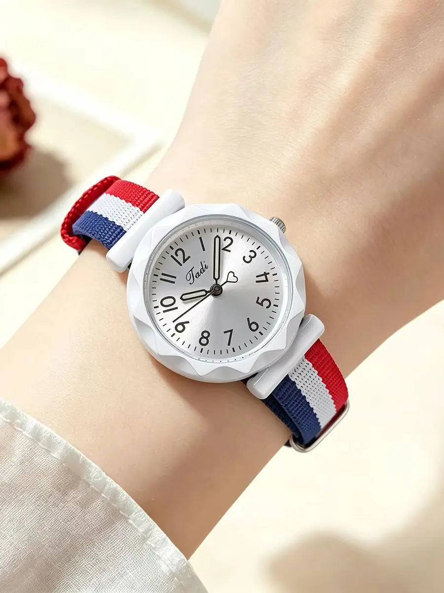 Minimalist Woven Strap Women's Watch