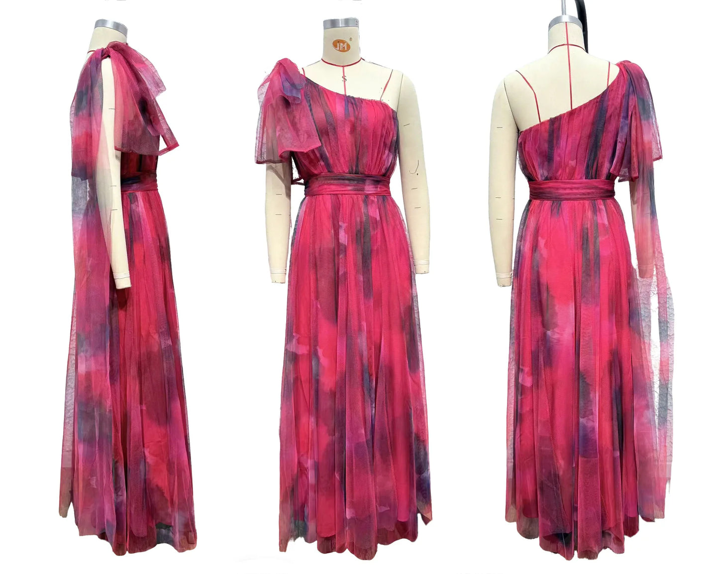 Casual Party Mesh Printed Lightweight A-Line Dress for Women