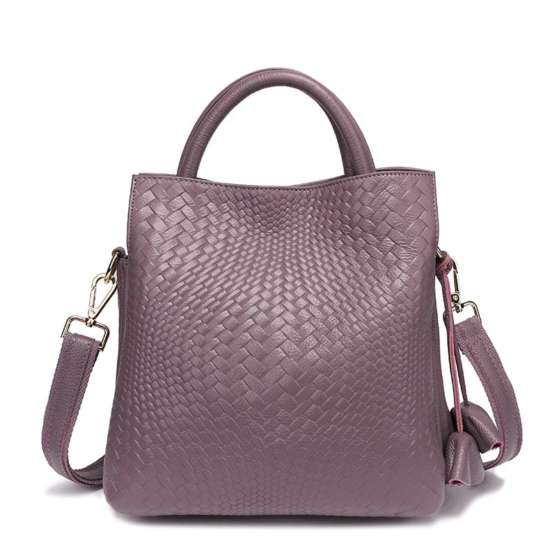 Premium Minimalist Top Layer Leather Tote Bag for Women