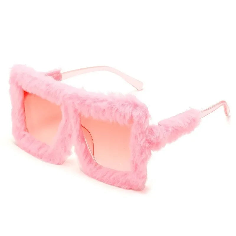 Velvet Frame Gradient Sunglasses