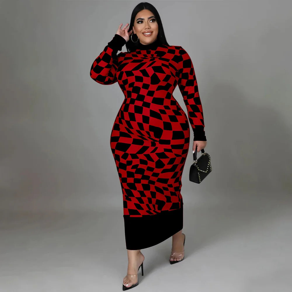 Colorful African Dashiki Print Traditional Dress for Women