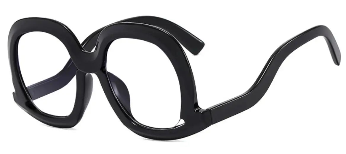 Oversized Colorful Blue Light Reading Glasses for Women