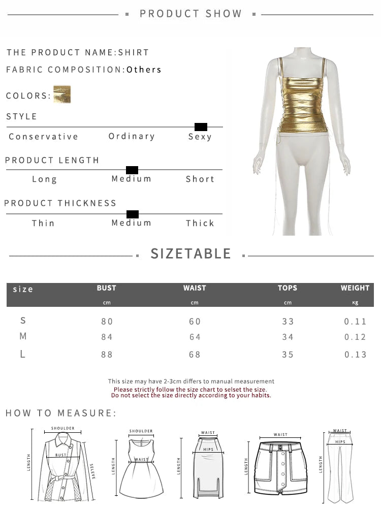 Nibber Fashion Style y2k Tops Camisole Women Summer Tops Shirring Ruched Slim Shiny Skinny Hollow Sexy Hot Chick Club Tanks Top