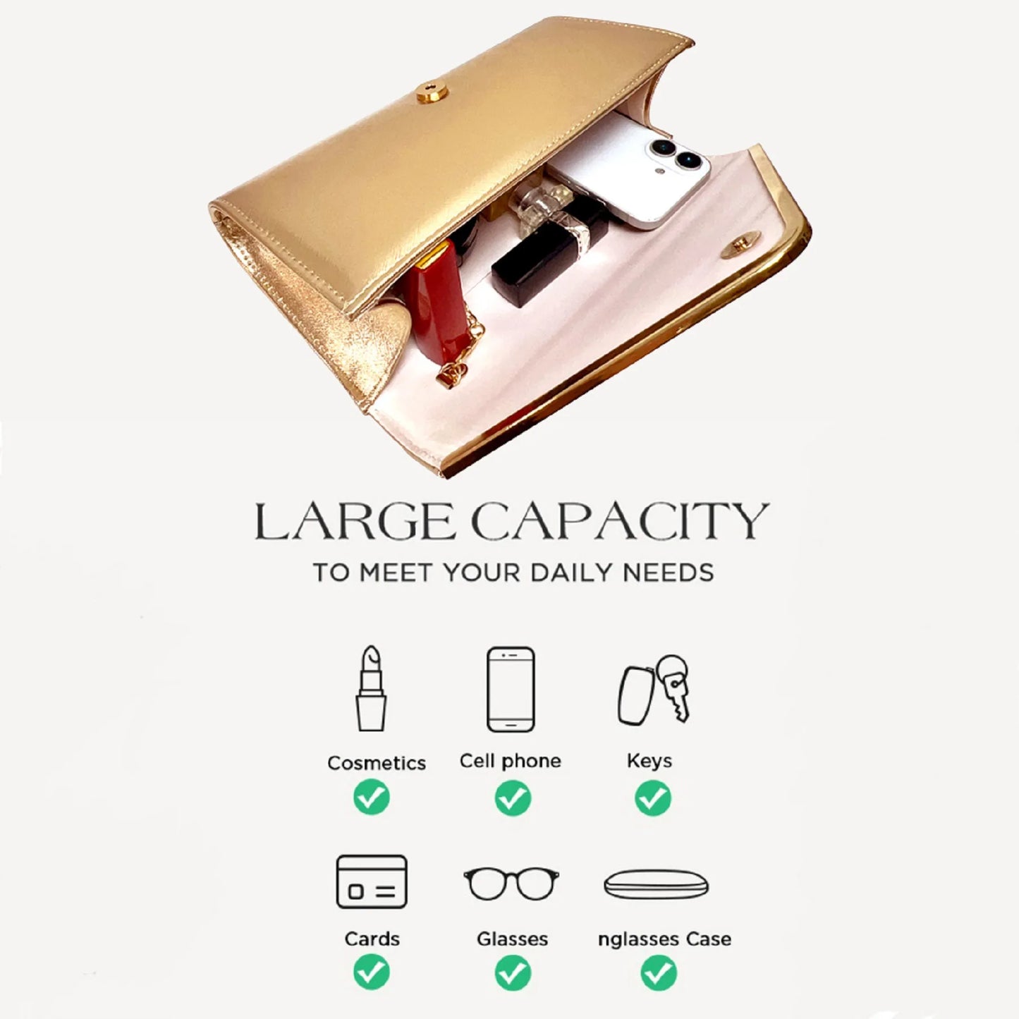 New Women's Envelope Evening Clutch Handbags Elegant Square Bridal Clutch Party Prom Wedding Purse Clutch Shoulder Bags Wallet