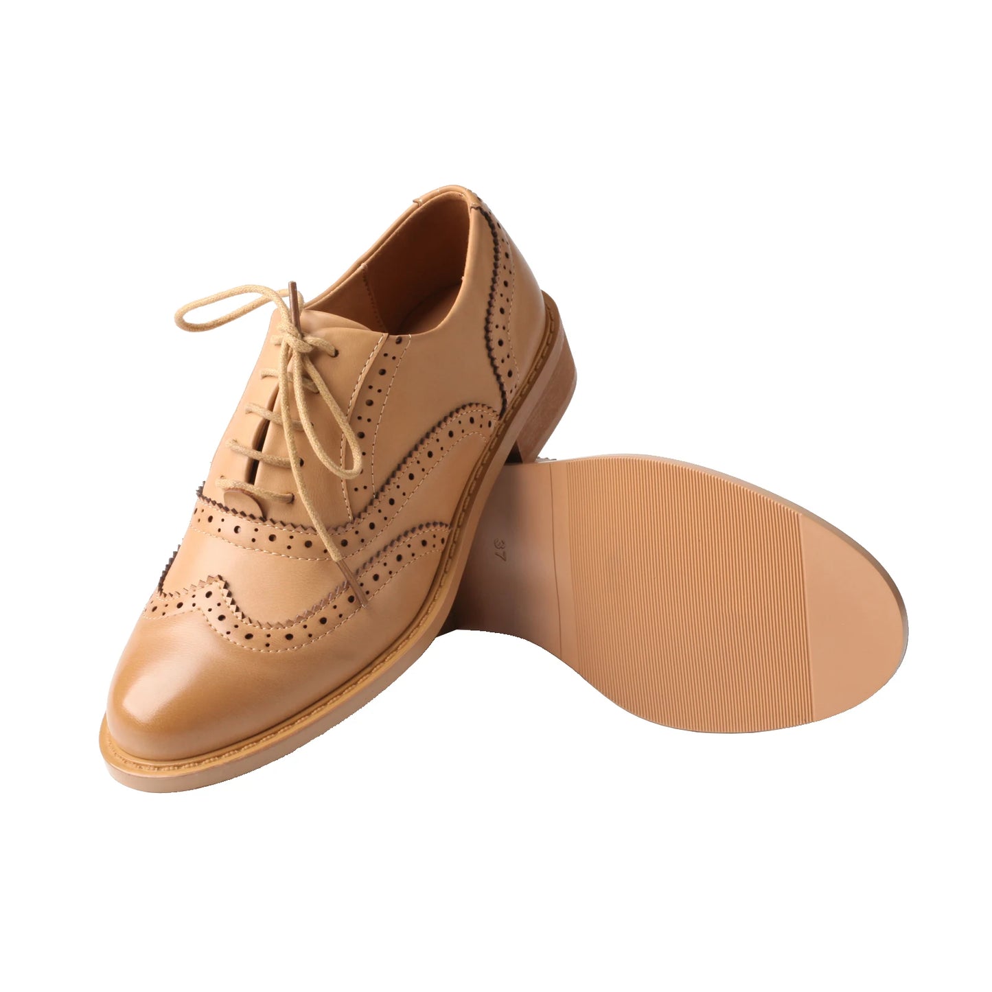 Classic Leather Brogue Flats