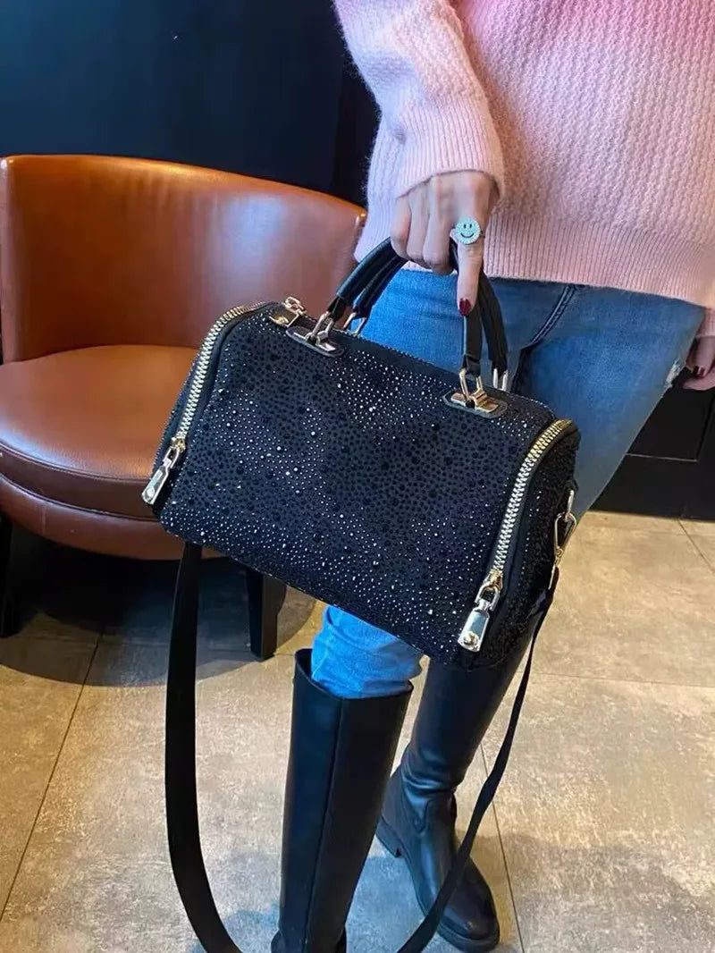 Leopard Print Shoulder Tote Bag