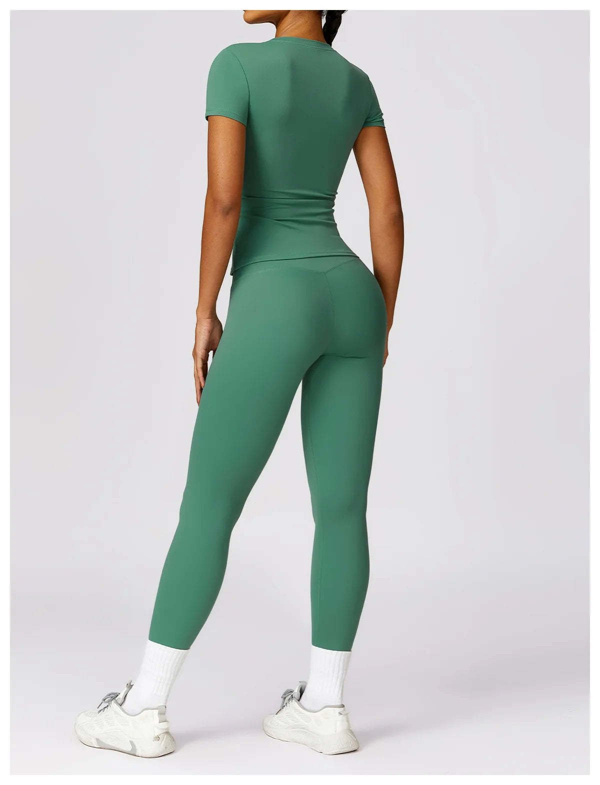 Casual Streetwear Two Piece Crop Top and Bodycon Pants Set for Women