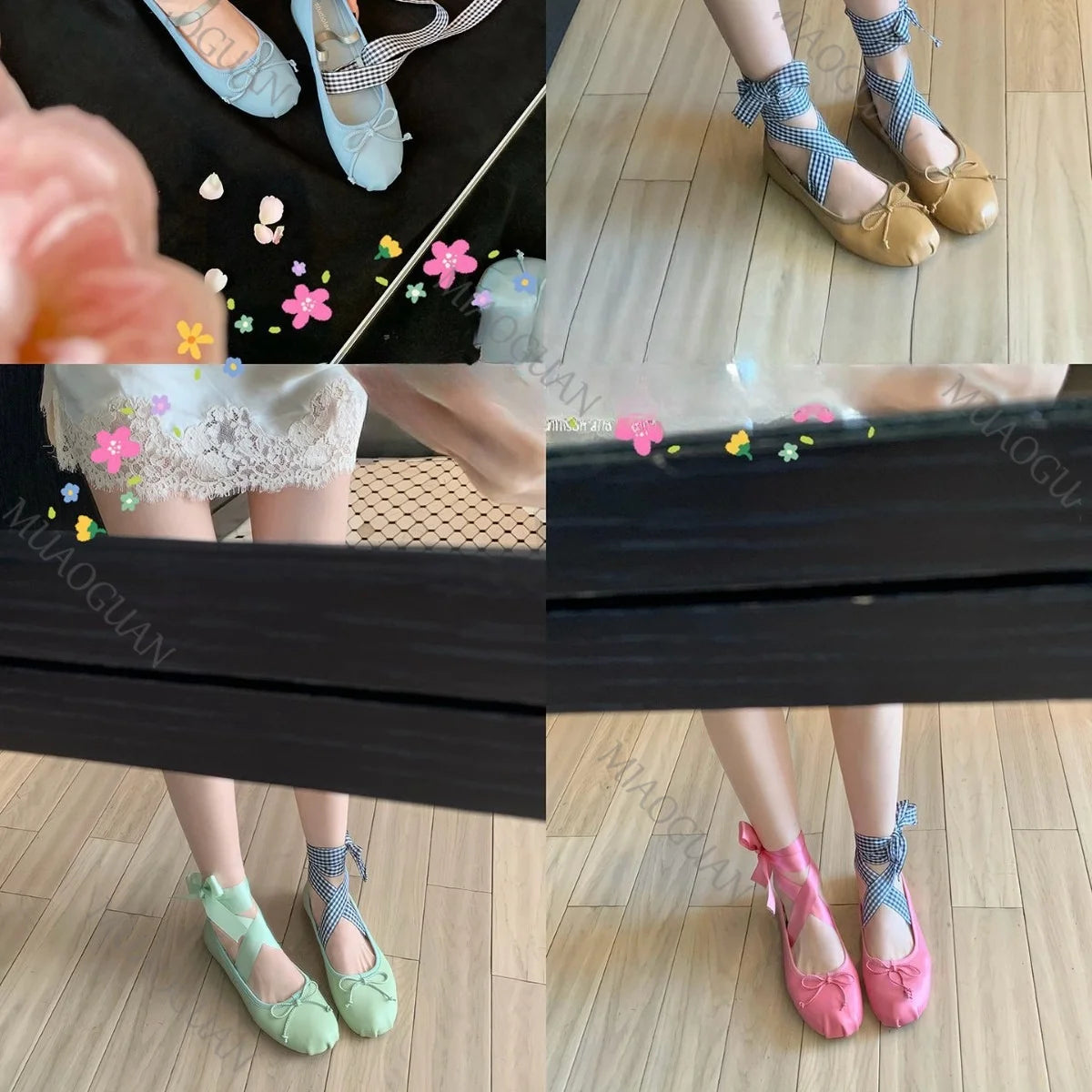 Butterfly Knot Ballet Flats