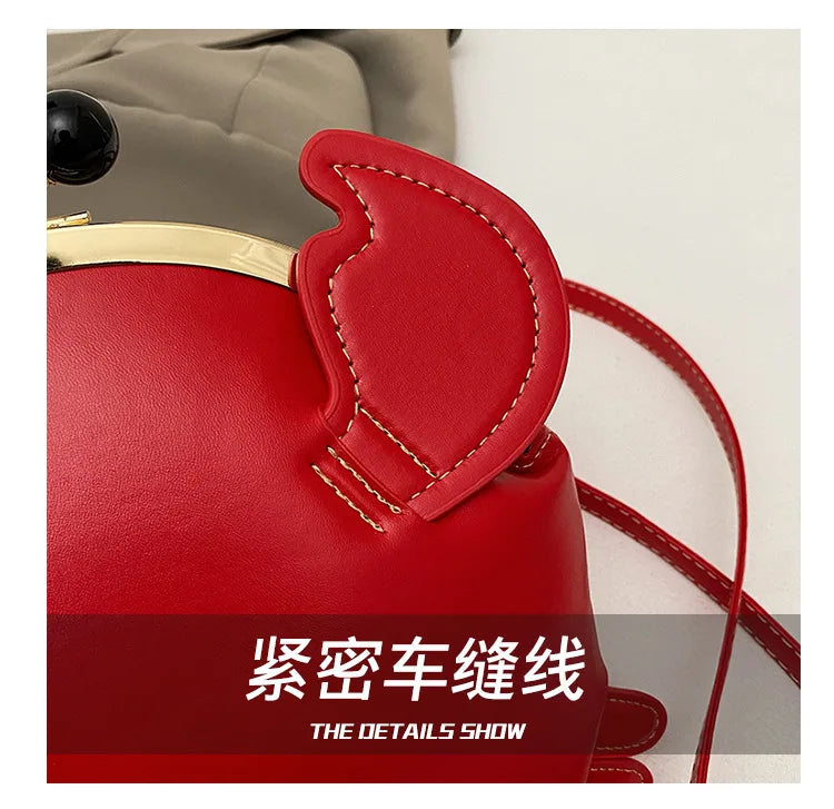 Crab Crossbody Handbag With Coin Purse