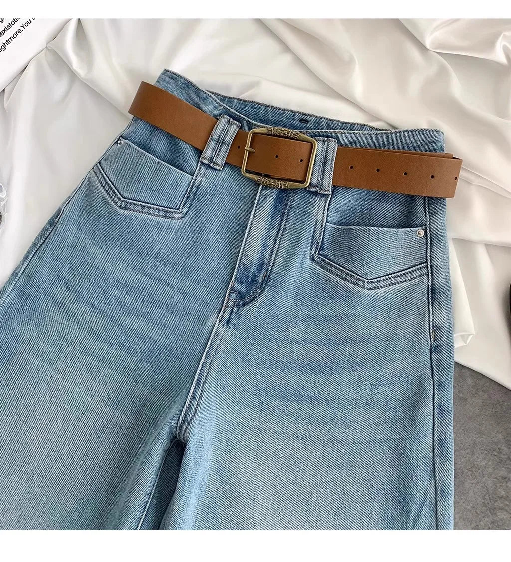 Korean Retro Micro Flare Jeans