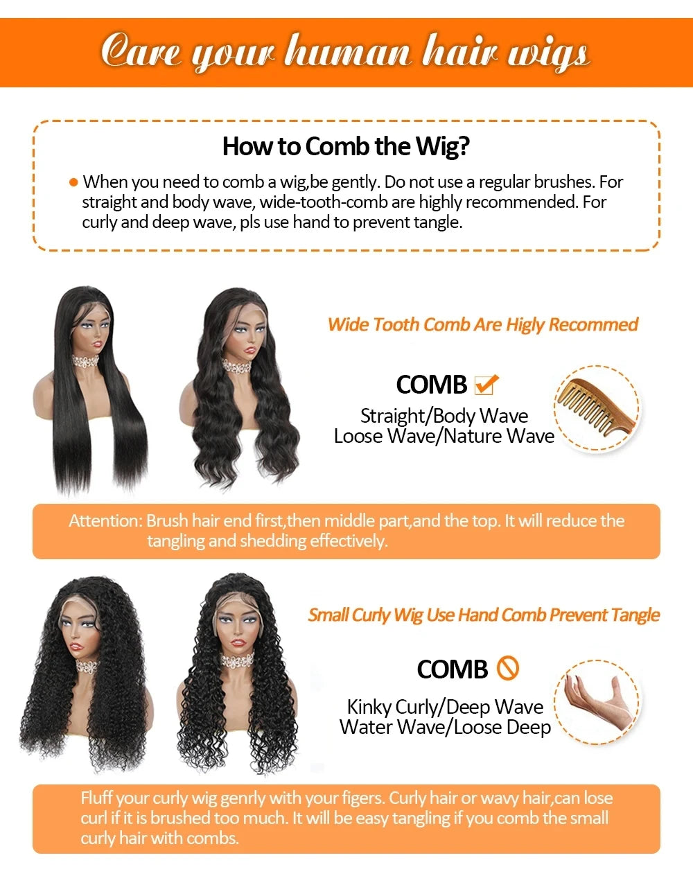 High Density Glueless Straight Lace Front Human Hair Wig for Women