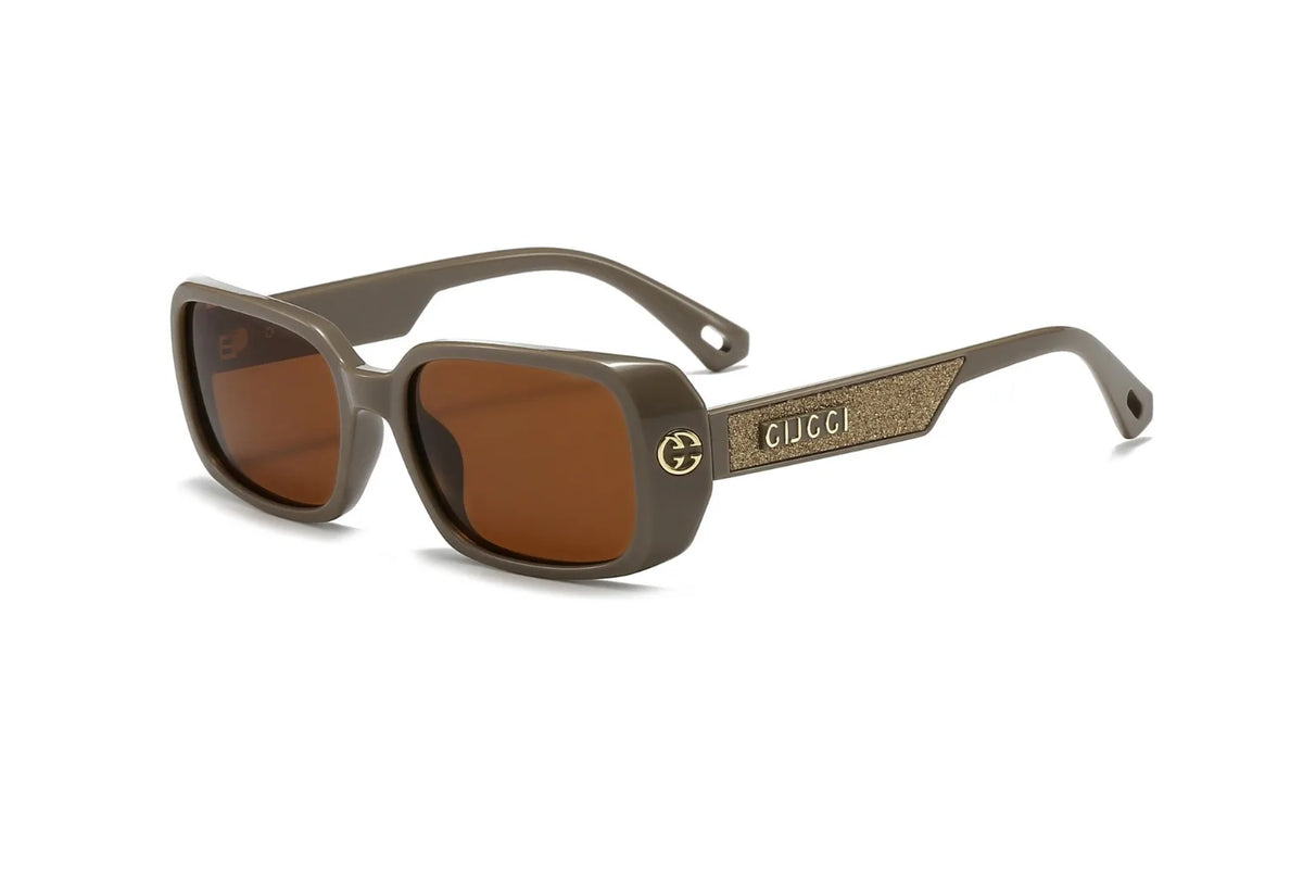 Patterned Square UV400 Sunglasses