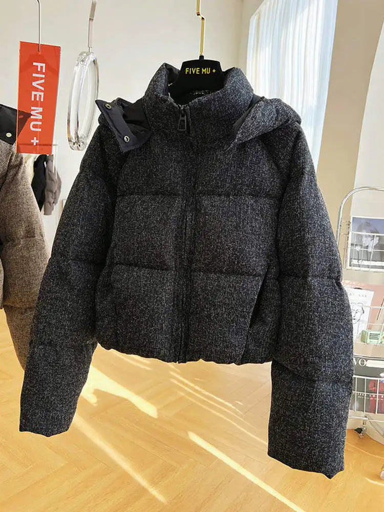 Korean Style Hooded Windproof Jacket
