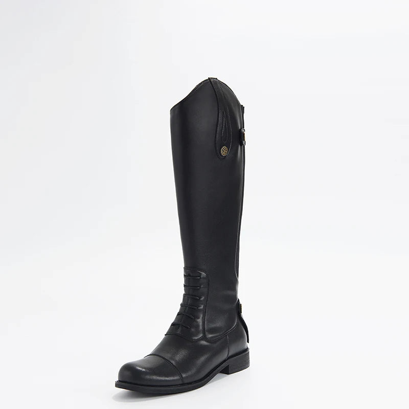 Knee-High Premium Leather Waterproof Non-Slip Riding Boots for Women