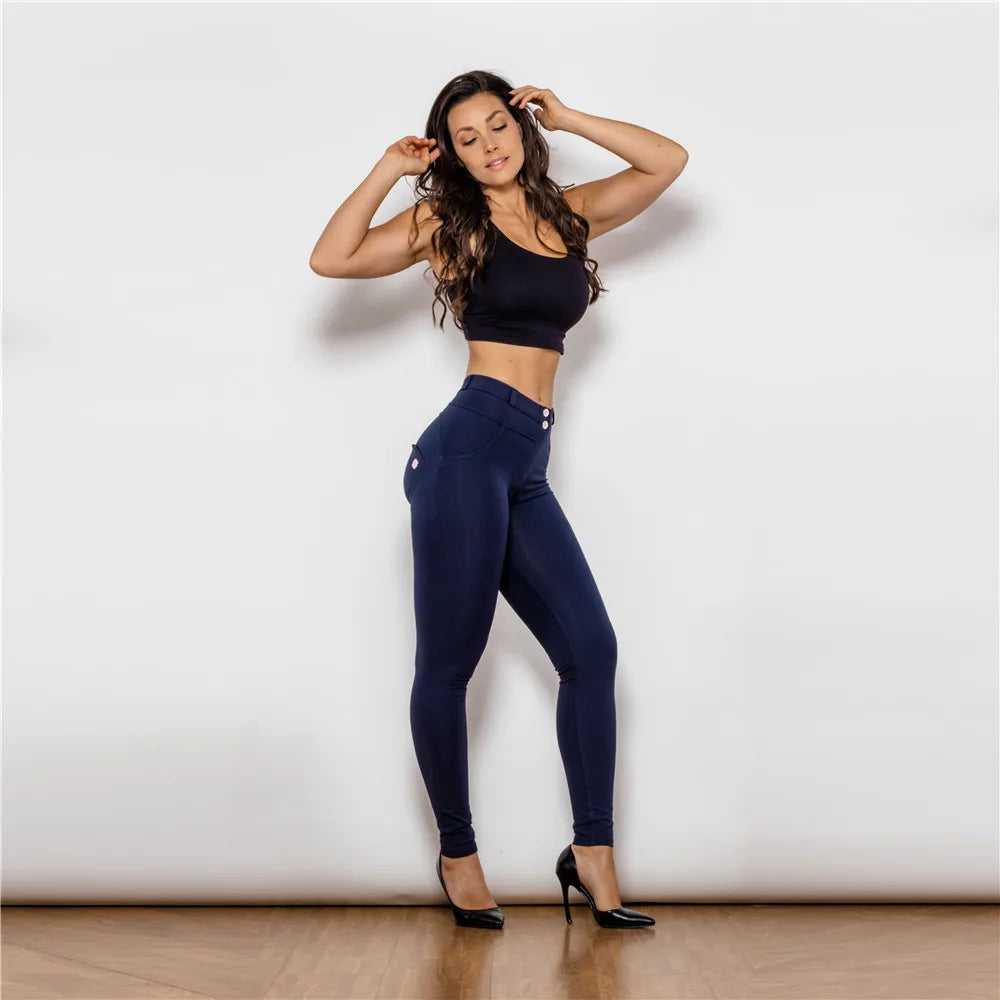 High Stretch Sculpting Slim Fit Pencil Pants for Women