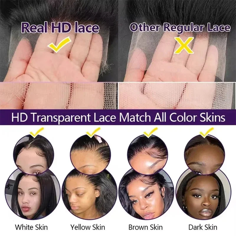 Premium Extra Long Deep Wave Lace Front Wig for Women