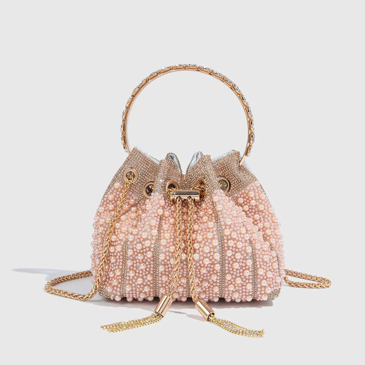 Pearl And Rhinestone Evening Clutch