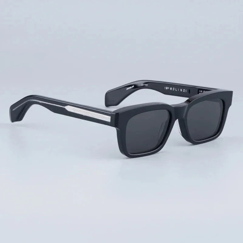 Vintage Rectangular Acetate Sunglasses