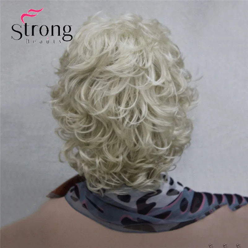 Short Curly Synthetic Wig With Comfortable Fit For Women