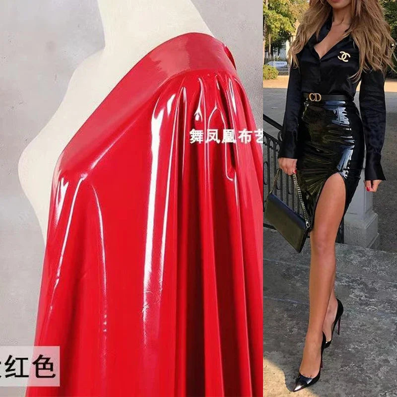 Women High Waist Faux Leather Mini Pencil Skirt Office Midi Hip Skirt Lady Stretchy 4xl Elegant Bodycon Skirts NEW Custom