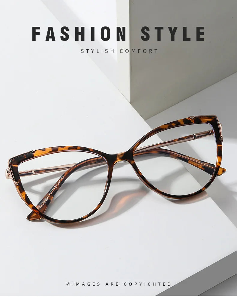 Cat Eye Fashion Blue Light Reading Glasses for Women