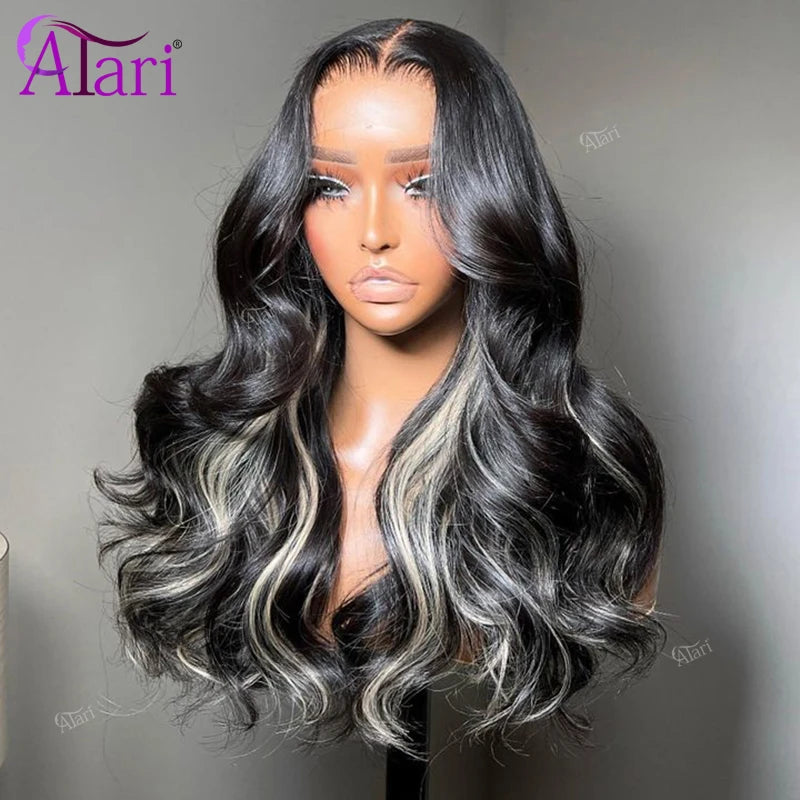 Brown Blonde Body Wave Lace Front Wig