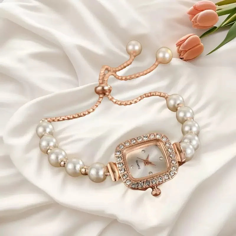 Square Case Women's Bracelet Watch