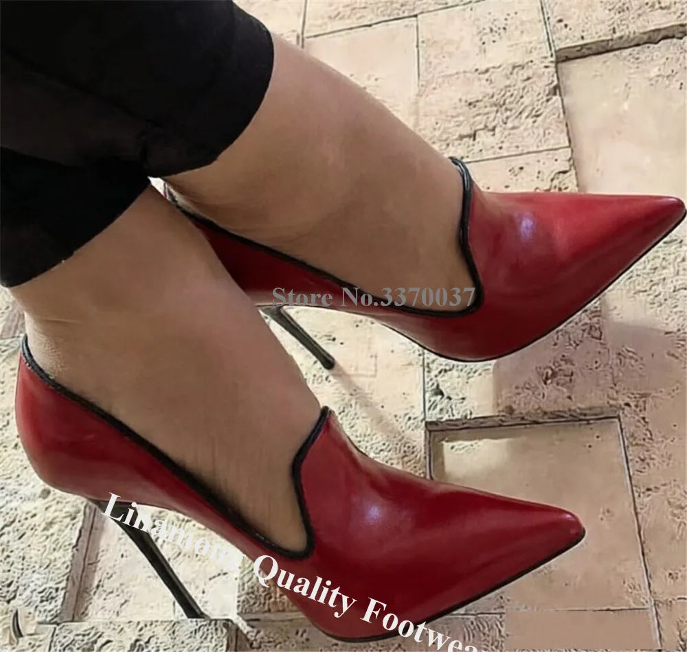 Brown Suede Pointed Toe Stilettos