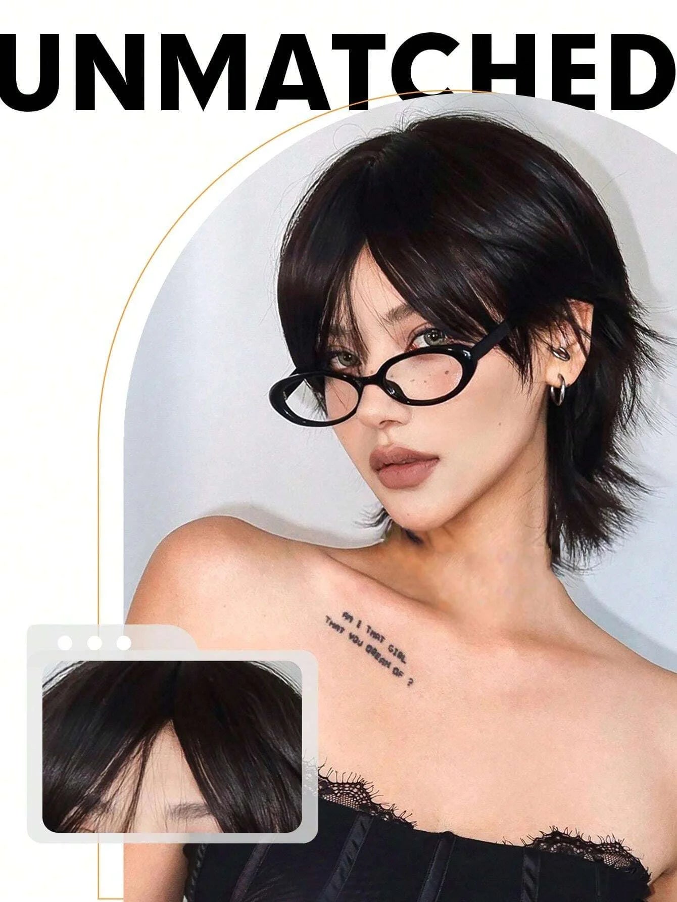 Trendy Short Straight Synthetic Wig With Bangs for Women