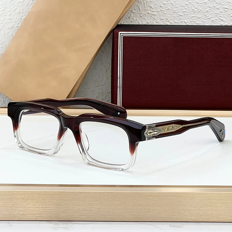 Classic Square Acetate Frame Sunglasses for Women