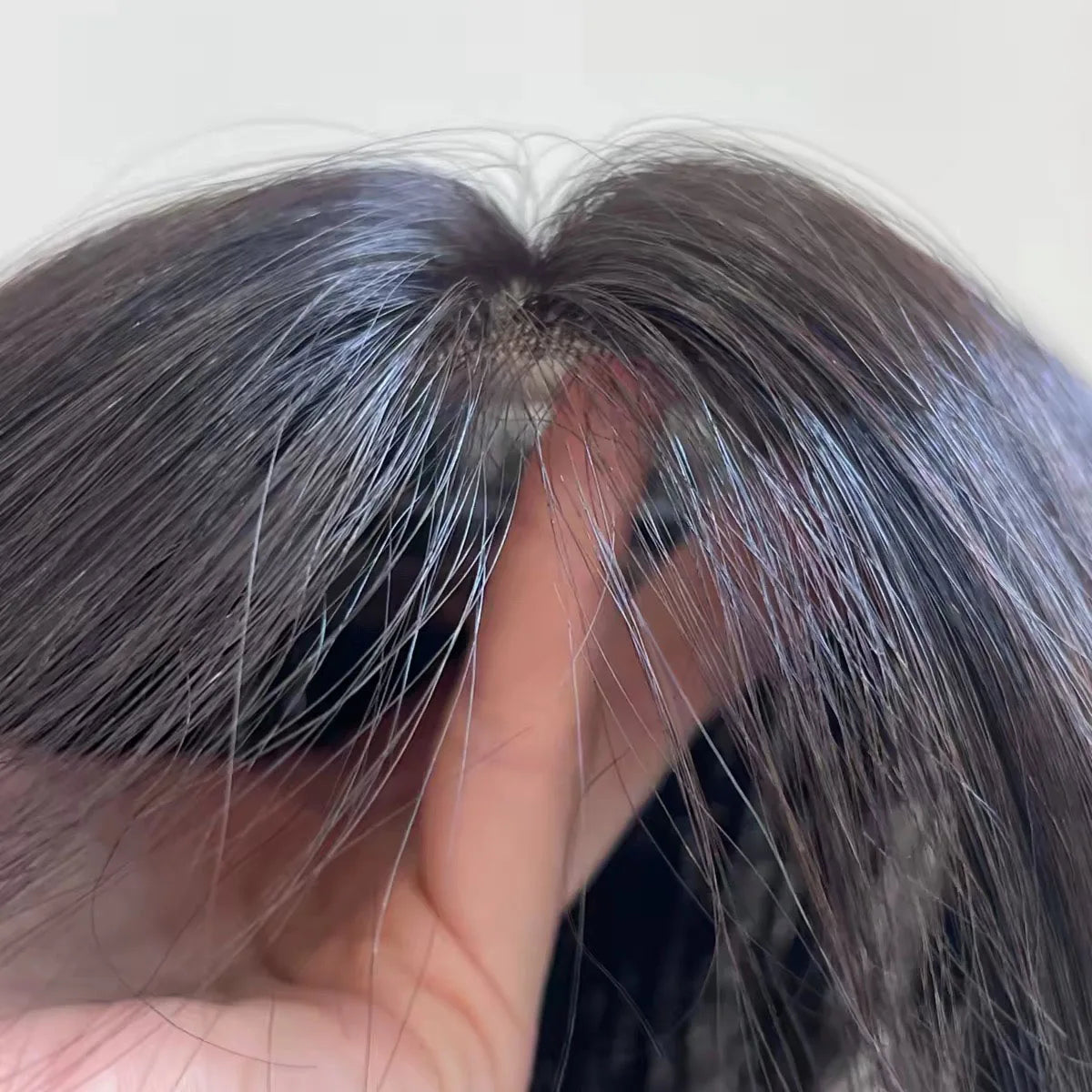 Silk Base Glueless Straight Human Hair Wig For Women
