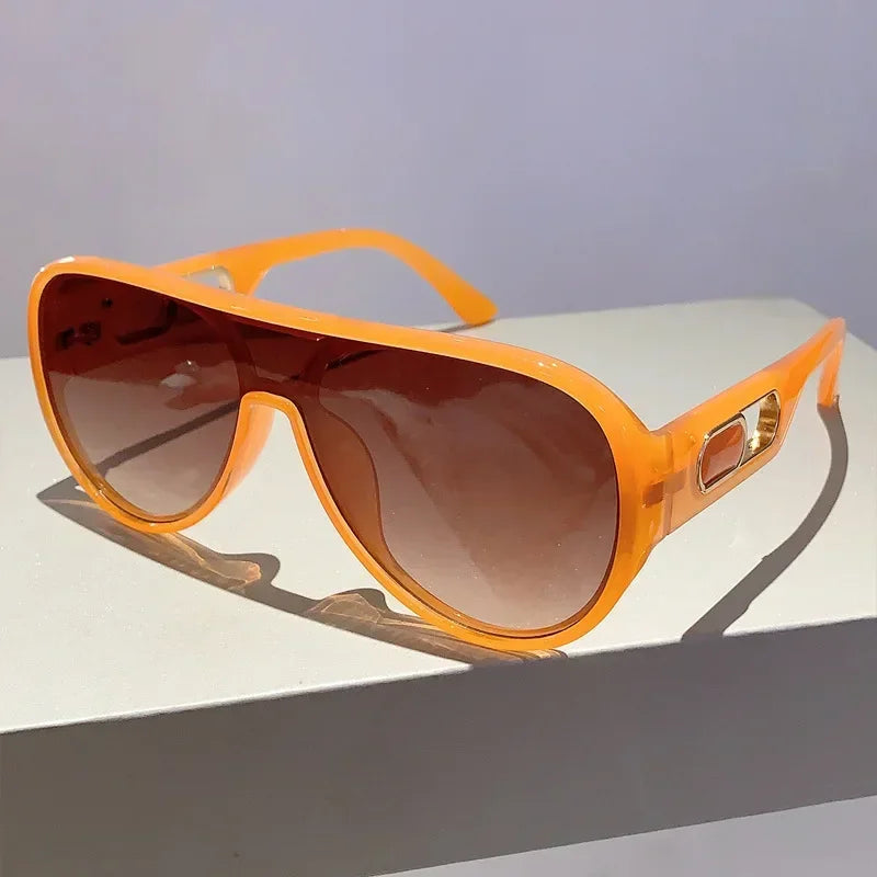 Oversized Square Pilot Sunglasses