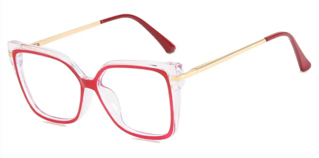 Leopard Square Frame Blue Light Blocking Reading Glasses For Women