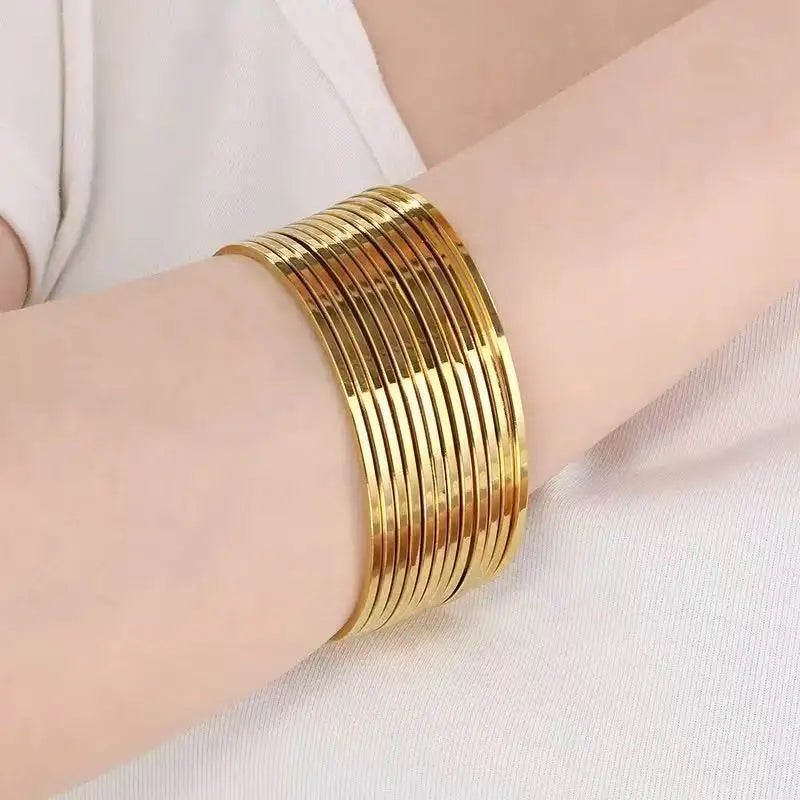 Stainless Steel Bangle Bracelet