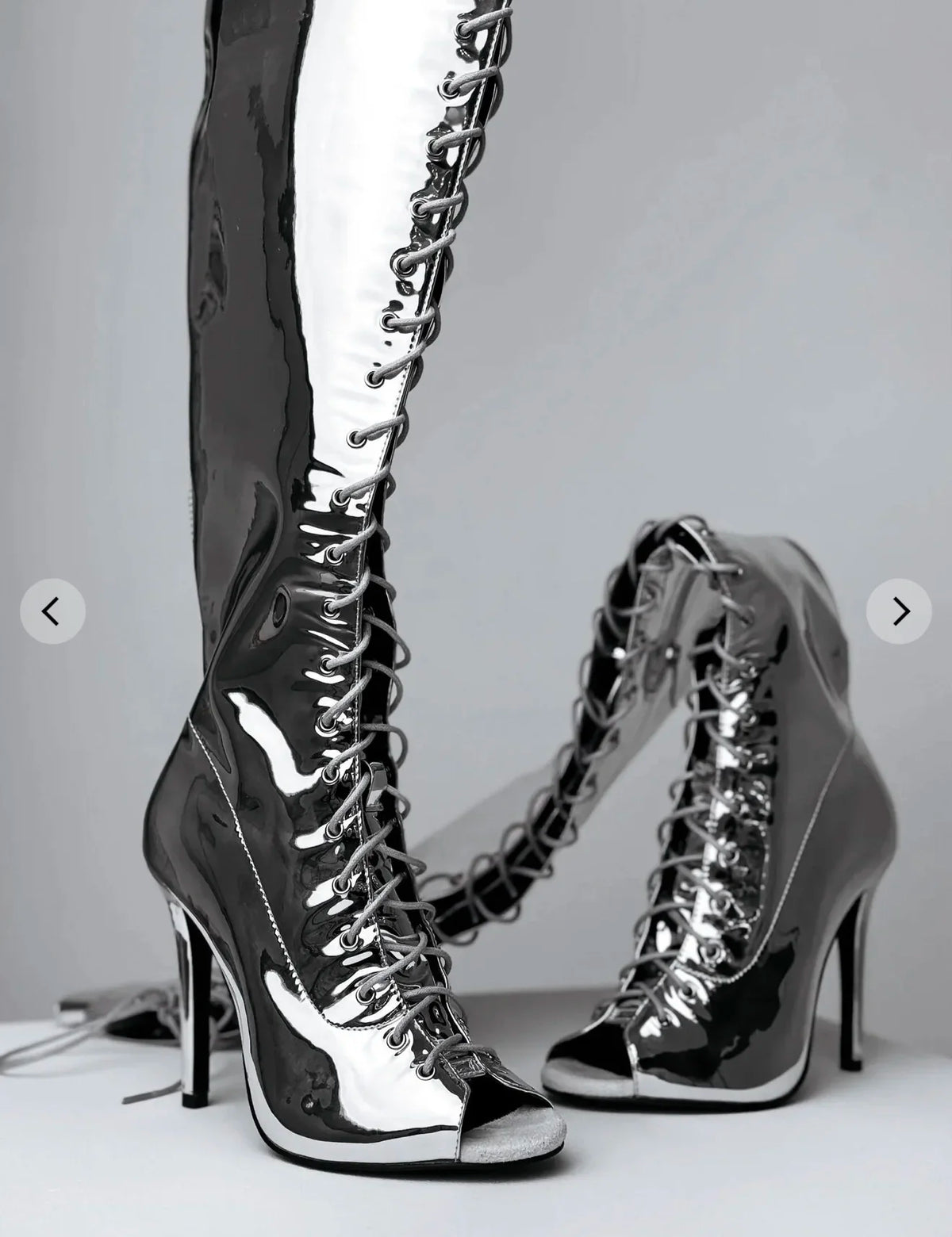 Over The Knee Lace Up High Heel Stiletto Boots for Women