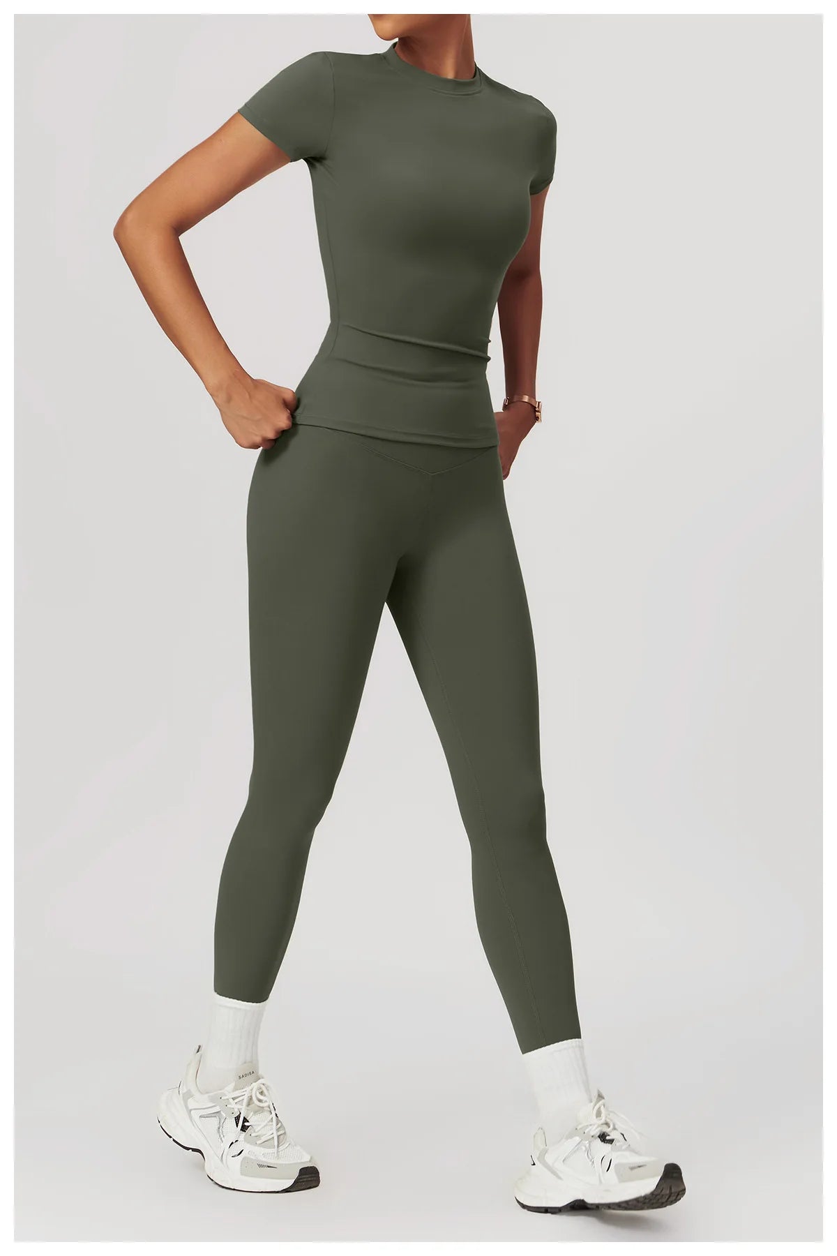 Casual Streetwear Two Piece Crop Top and Bodycon Pants Set for Women