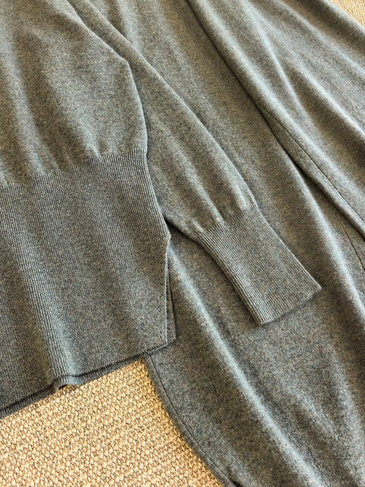 Minimalist Cashmere Knit Top And Pants Set for Women
