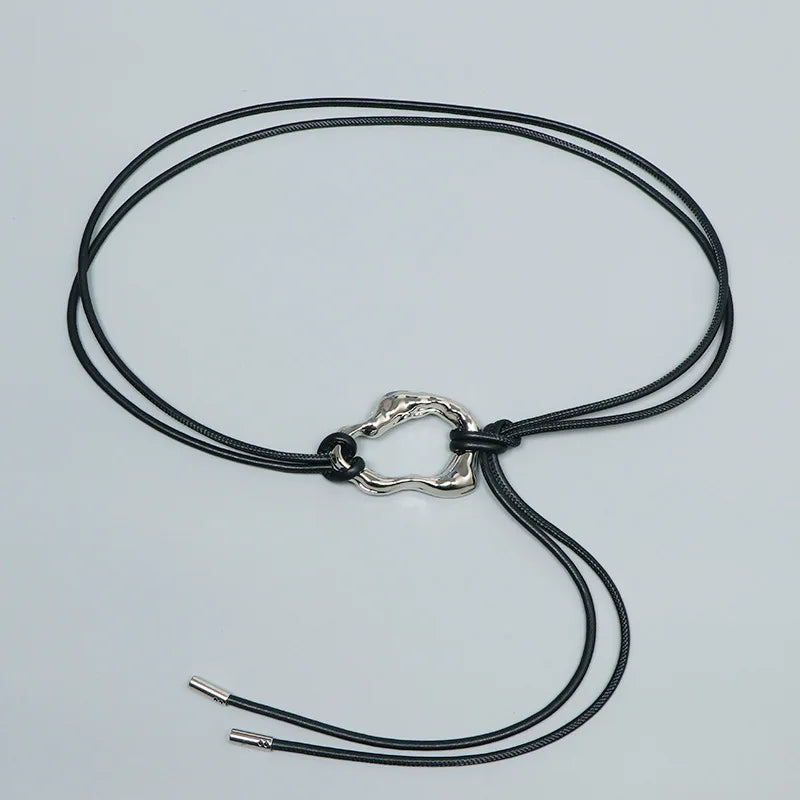 Fashion Braided Gold Knot Waist Chain Belt for Women