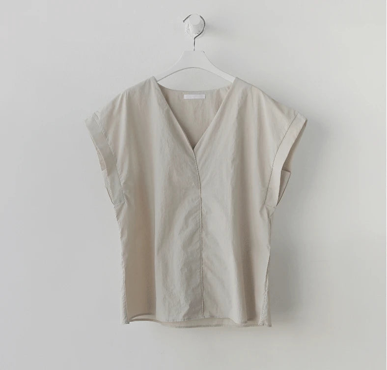 Shirts & Blouses For Women Half Sleeve Summer Loose Button Up Woman Top V Neck Simple Cheap Stylish Offer Aesthetic Hot Xl S Xxl