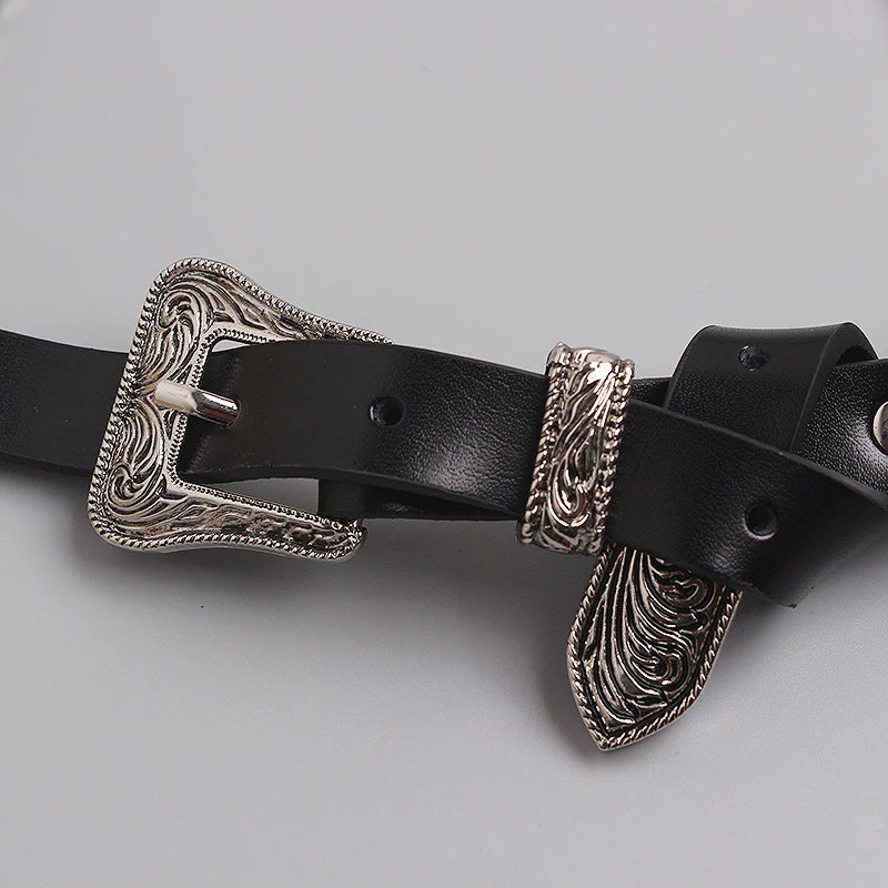 Trendy Gold Metal Decorative Waist Chain Belt for Women