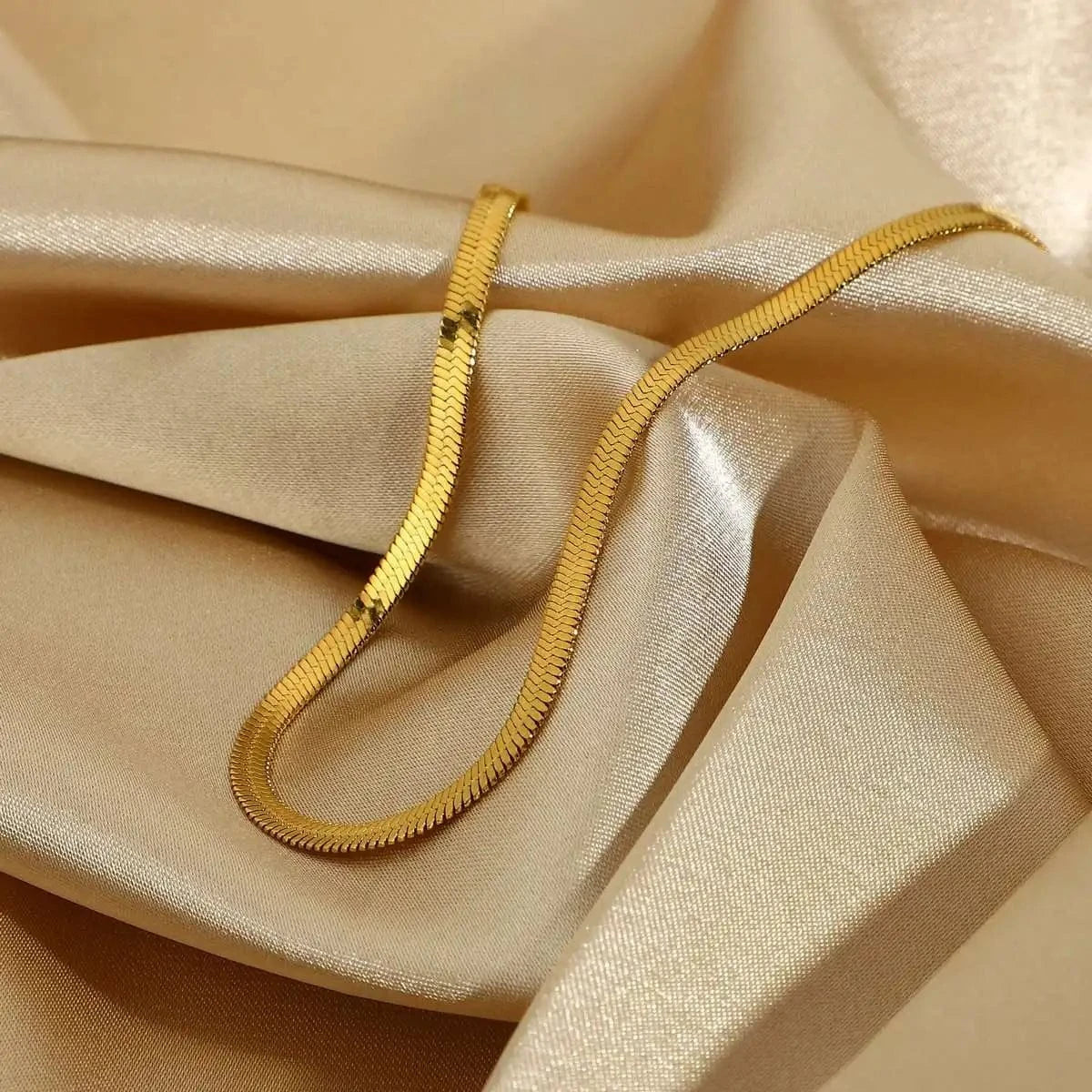 A361 3mm Miami Cuban Chain Snake Chain Anklets For Women Stacking Gold Plated 316L Stainless Steel Anklets