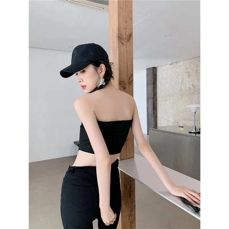 A6499 Sexy Fashionable Women Tops 2024 New Arrival Crop Tops For Women