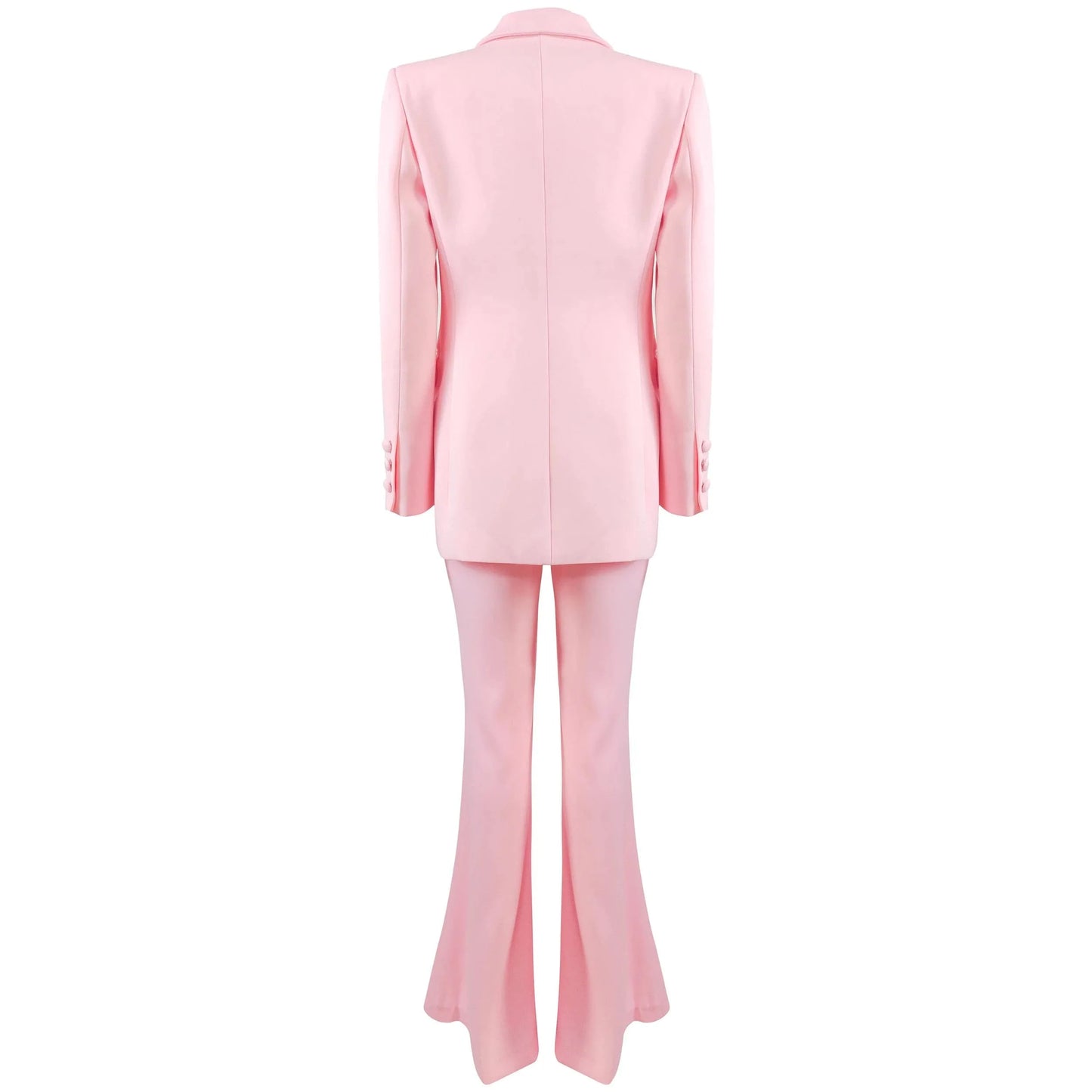 A6852 new arrive 2024 women office lady blazer and long pant Set pink casual womens suits & tuxedo wedding Dress