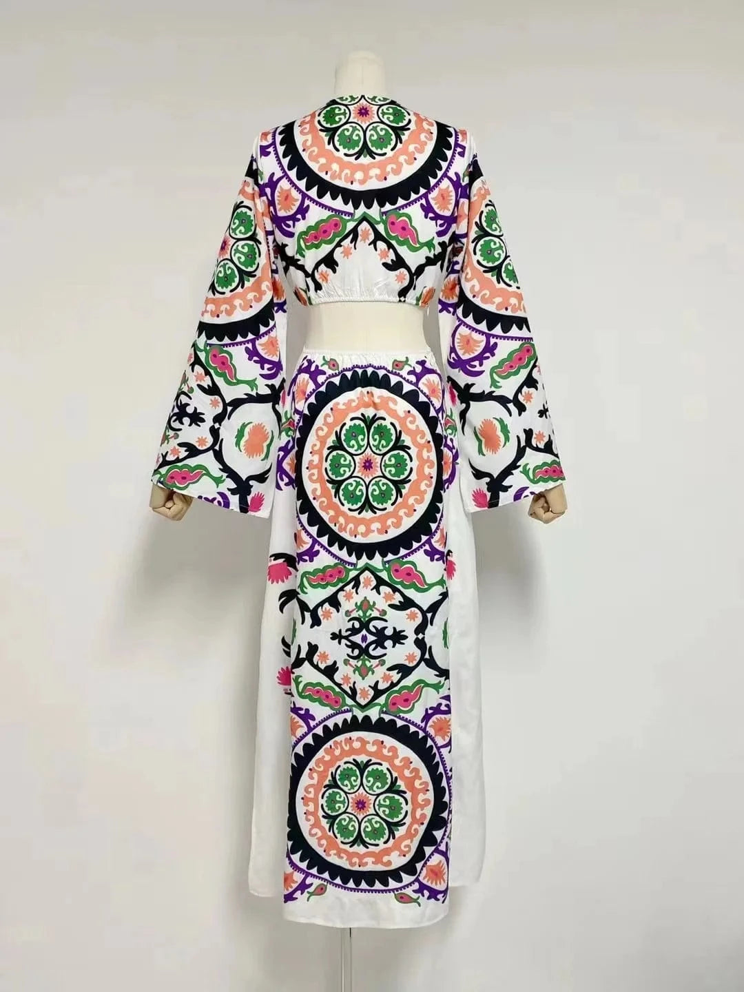 A7572 ladies women Ethnic pattern dress Beach Boho dresses