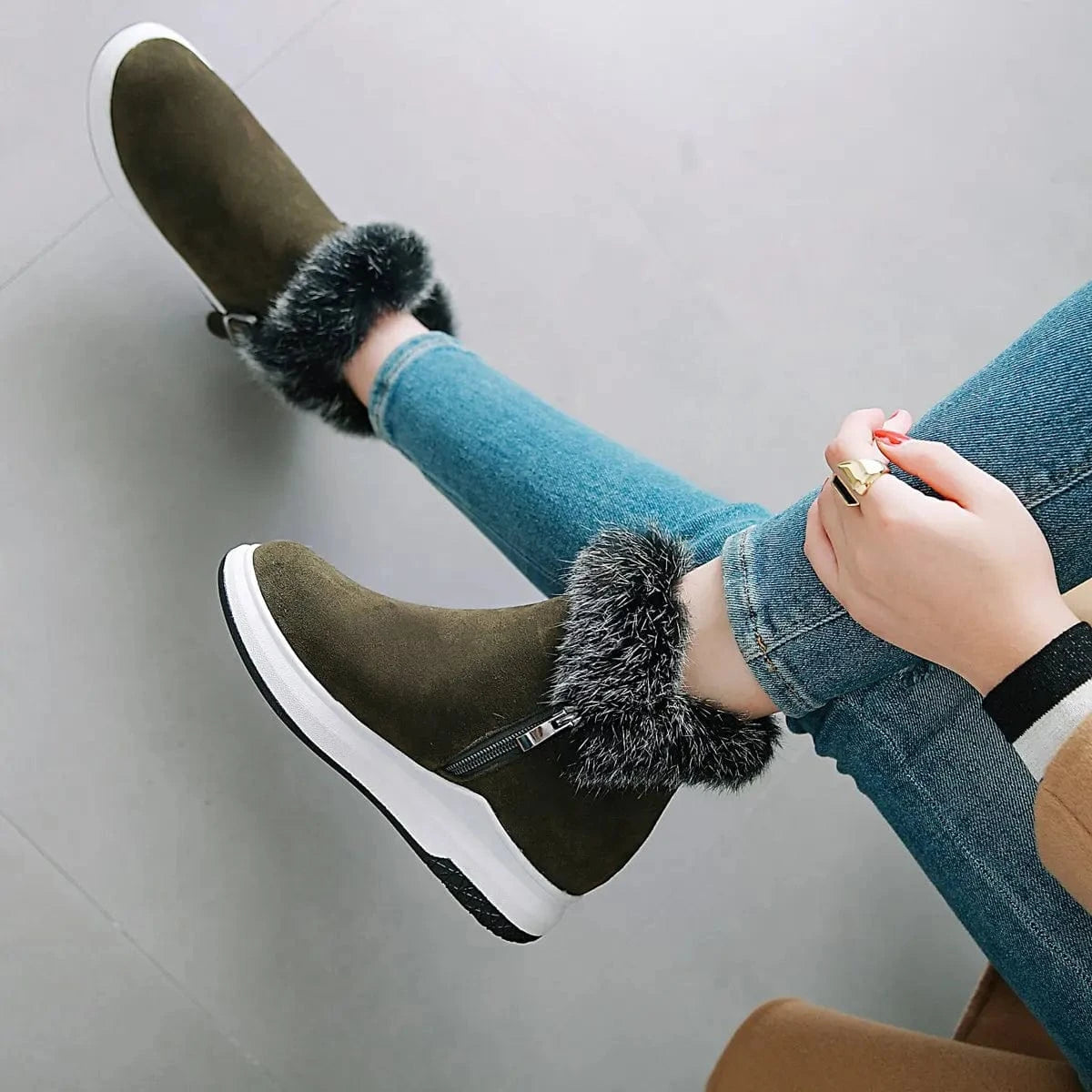 AD 6-3 Women's Bailey Bow Ii Boot Hot Sale Design Winter Warm Sheepskin Snow Boots Uggh Boots For Women