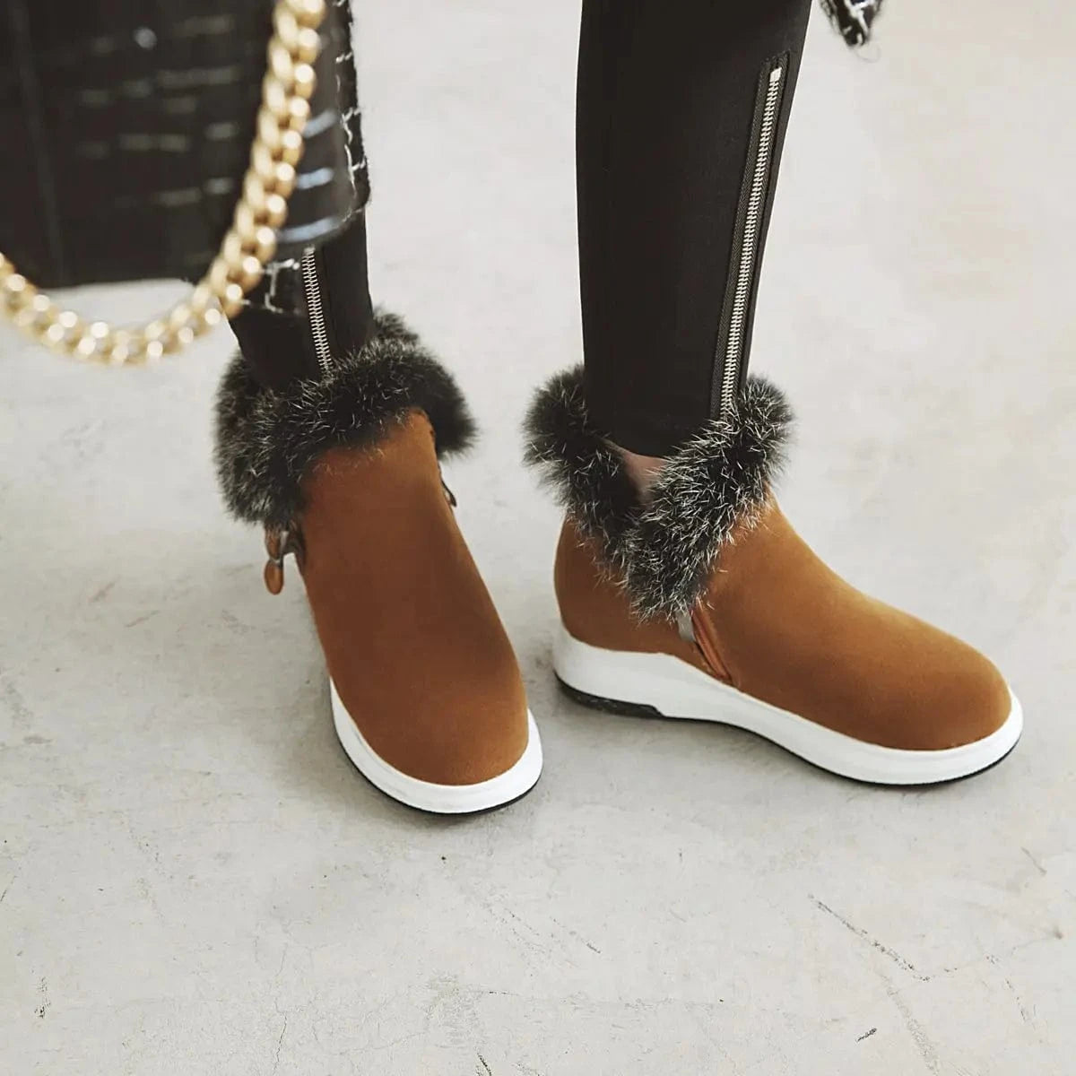 AD 6-3 Women's Bailey Bow Ii Boot Hot Sale Design Winter Warm Sheepskin Snow Boots Uggh Boots For Women