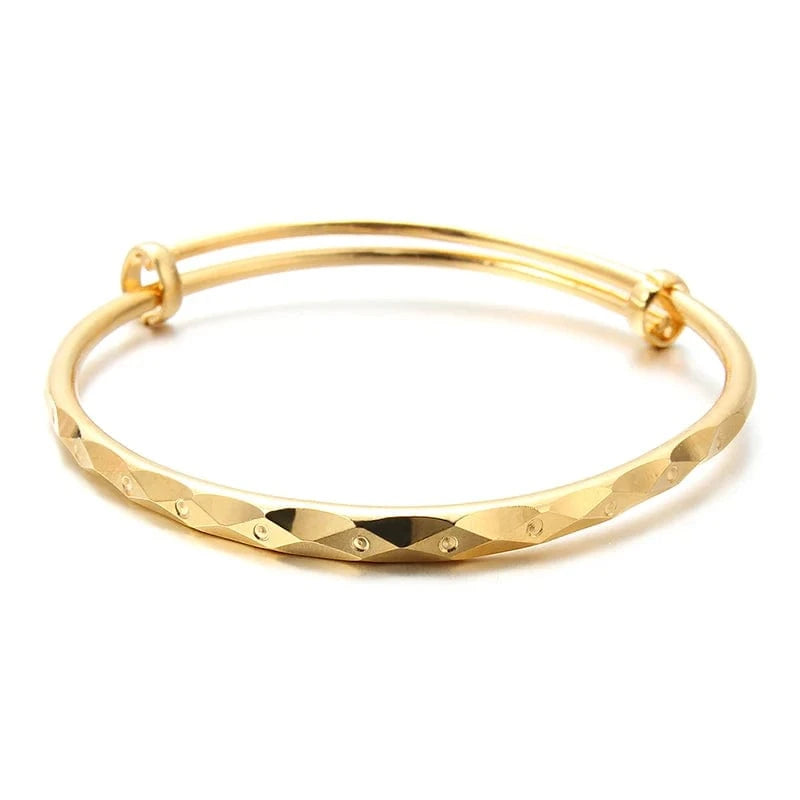 adjustable / PZ190801503 24k Gold Color Ethiopian Jewelry Bangles For Women Dubai Ramadan Adjustable Bangles&Bracelet African Weeding jewelry Gift