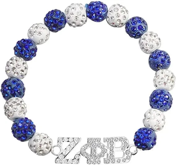 adjustbale length / bracelet 1 Zeta Phi Beta Sorority ZPB Crystal Beaded Bracelet 1920 Finer Women Jewelry Greek Sorority Jewelry Sisterhood Gift