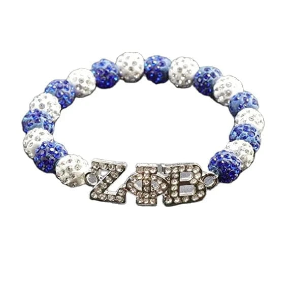adjustbale length / bracelet 1 Zeta Phi Beta Sorority ZPB Crystal Beaded Bracelet 1920 Finer Women Jewelry Greek Sorority Jewelry Sisterhood Gift