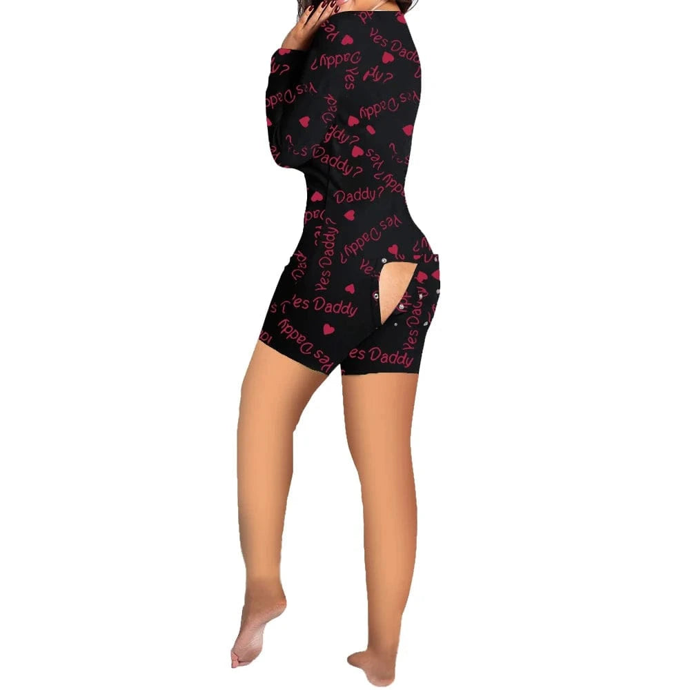Adult Onesie Pajama with Butt Flap